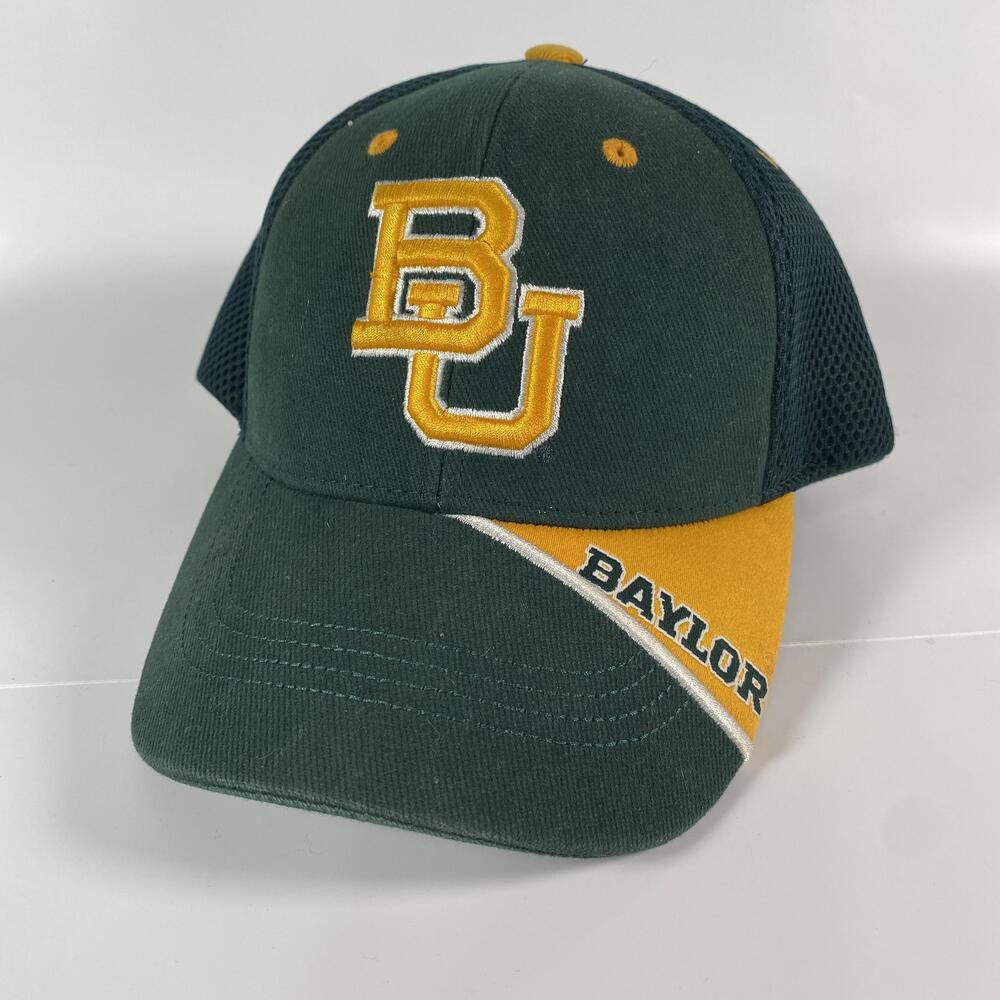Baylor Bears Hat Cap Strap Back Mens One Size Green College Football NCAA